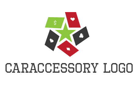 game cards with star in a logo