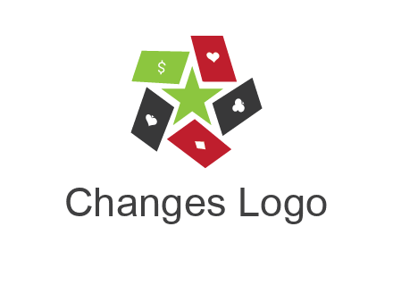 game cards with star in a logo