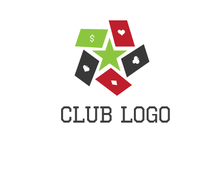 game cards with star in a logo