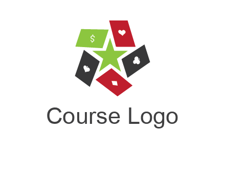 game cards with star in a logo