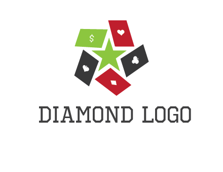 game cards with star in a logo