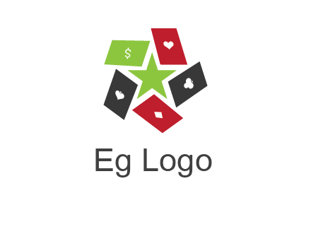 game cards with star in a logo