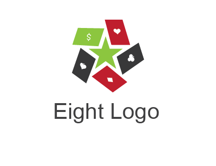 game cards with star in a logo