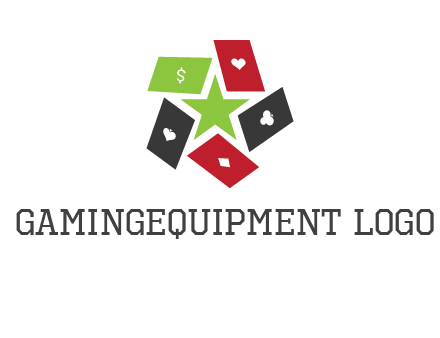 game cards with star in a logo