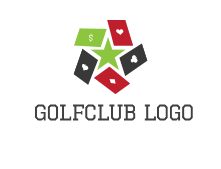 game cards with star in a logo