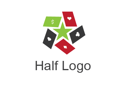 game cards with star in a logo