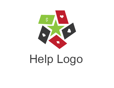 game cards with star in a logo