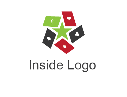 game cards with star in a logo