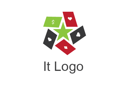 game cards with star in a logo