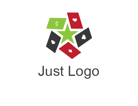 game cards with star in a logo