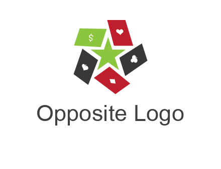 game cards with star in a logo