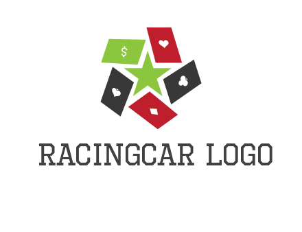 game cards with star in a logo