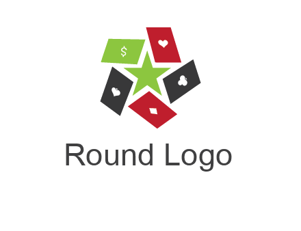 game cards with star in a logo