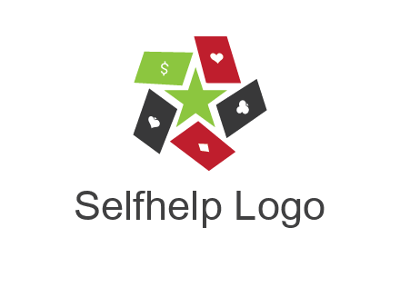 game cards with star in a logo