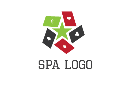 game cards with star in a logo