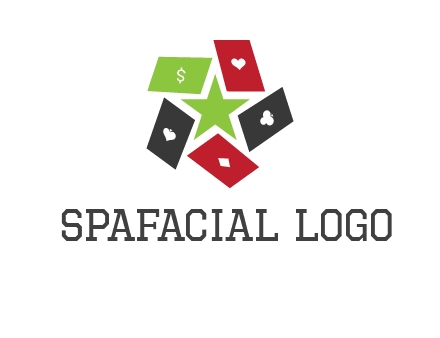 game cards with star in a logo