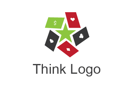 game cards with star in a logo