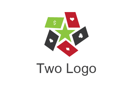 game cards with star in a logo