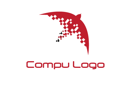 flying bird logo