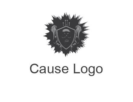 shield with wings logo