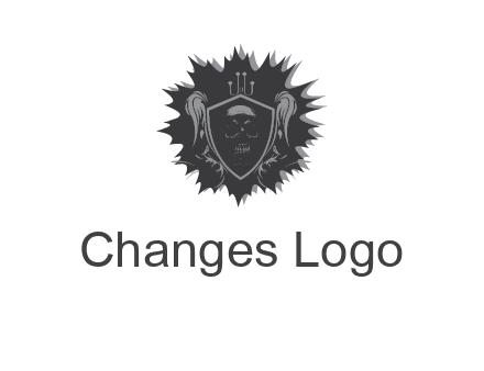 shield with wings logo