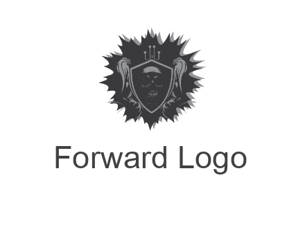 shield with wings logo