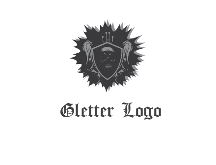 shield with wings logo