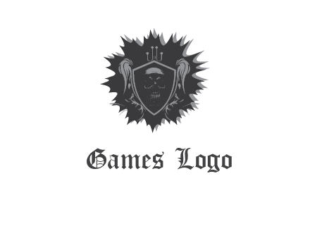 shield with wings logo