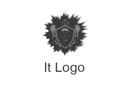 shield with wings logo