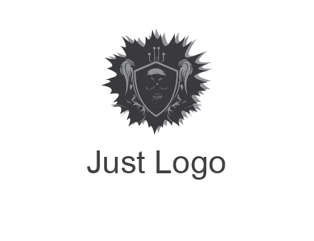 shield with wings logo
