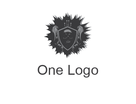 shield with wings logo