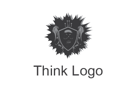 shield with wings logo