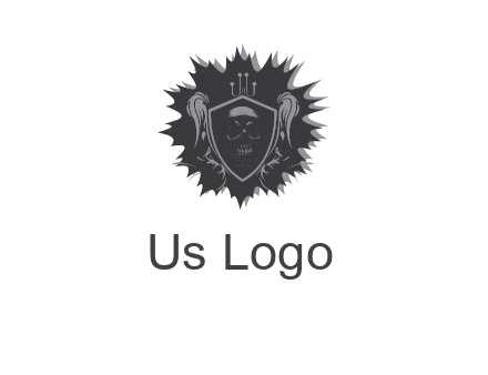 shield with wings logo