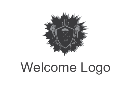 shield with wings logo