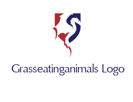 dragon on badge logo