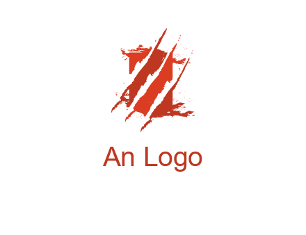 claw marks on a box logo