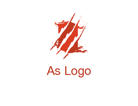 claw marks on a box logo