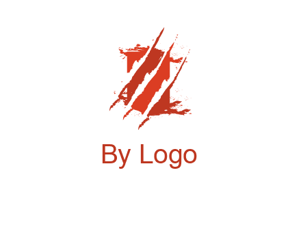 claw marks on a box logo