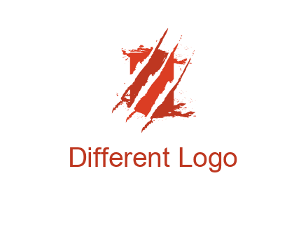 claw marks on a box logo