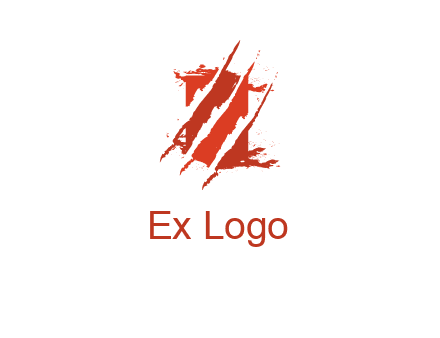 claw marks on a box logo