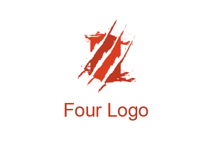 claw marks on a box logo