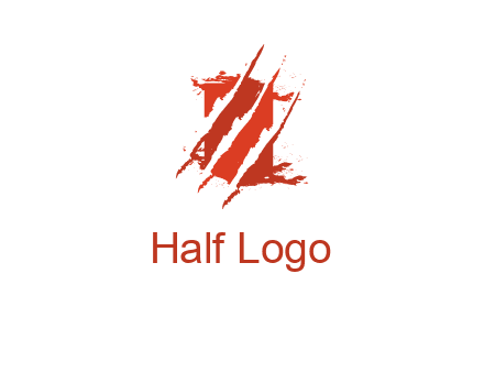 claw marks on a box logo