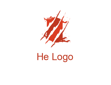 claw marks on a box logo