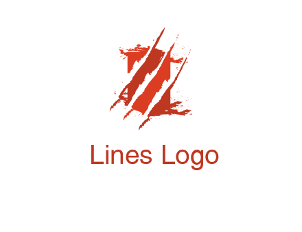 claw marks on a box logo
