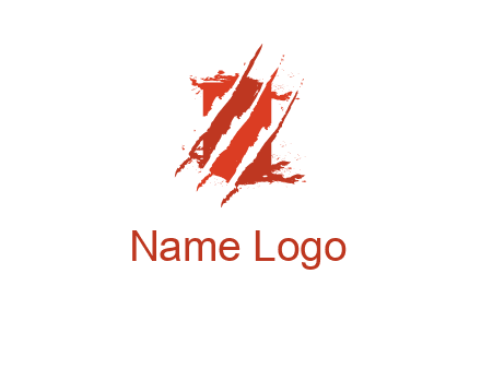 claw marks on a box logo