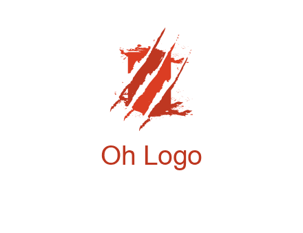claw marks on a box logo