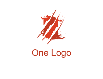 claw marks on a box logo