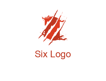 claw marks on a box logo