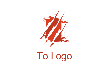 claw marks on a box logo