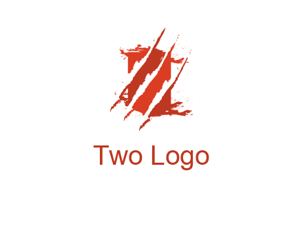 claw marks on a box logo